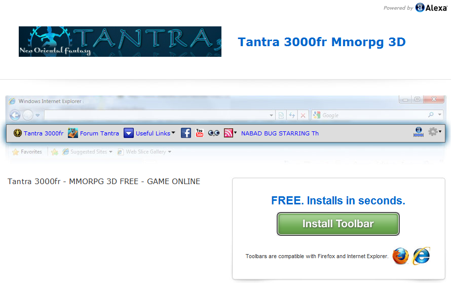 Get our toolbar! Tantra 3000fr